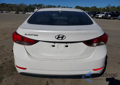 2016 Hyundai Elantra Se z USA, uszkodzony, nr VIN 5NPDH4AE6GH755758